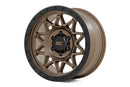 18x9 Rough Country 78 Series Bronze with Black Lip 8x170 ET-12 Wheel Rim