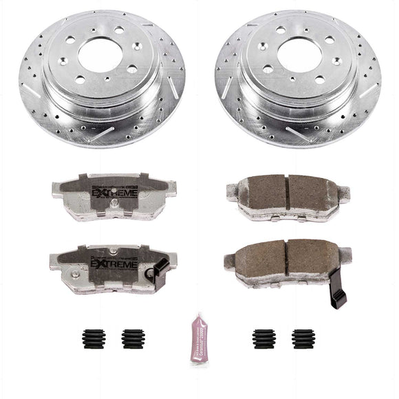 PowerStop Z26 Street Performance Ceramic Brake Pad and Drilled & Slotted Rotor K