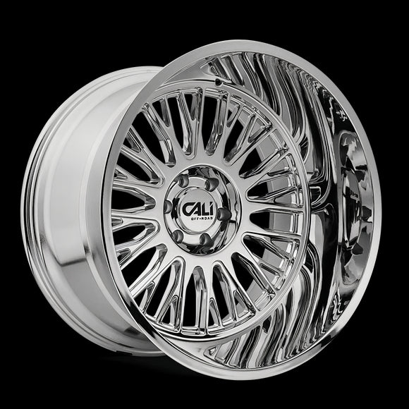 22x12 Cali Off-Road 9116 Vertex Chrome 6x135 ET-44 Wheel Rim