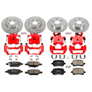 PowerStop Z23 Daily Driver Carbon-Fiber Ceramic Pads Drilled & Slotted Rotor & C