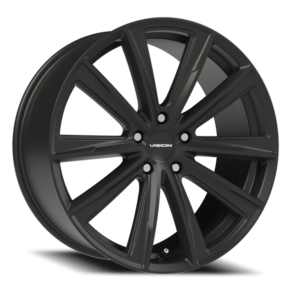 20x9 Vision 471 Splinter Satin Black Wheel 5x120 ET35 CB74.1