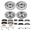 PowerStop OE Stock Replacement Low-Dust Ceramic Brake Pad and Rotor Kit