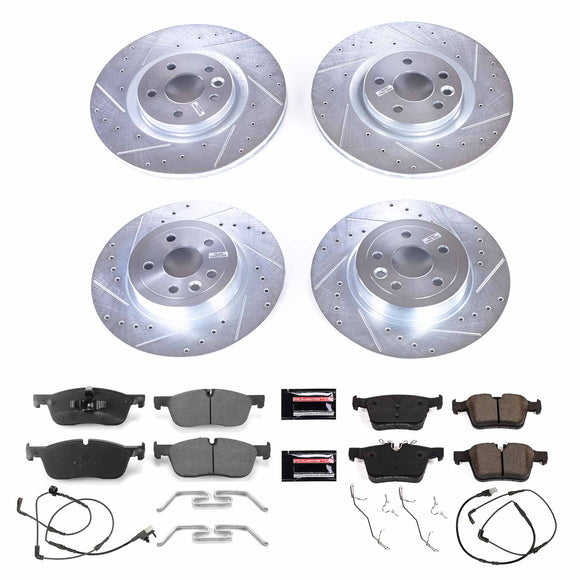 PowerStop Z23 Daily Driver Carbon-Fiber Ceramic Brake Pad and Drilled & Slotted