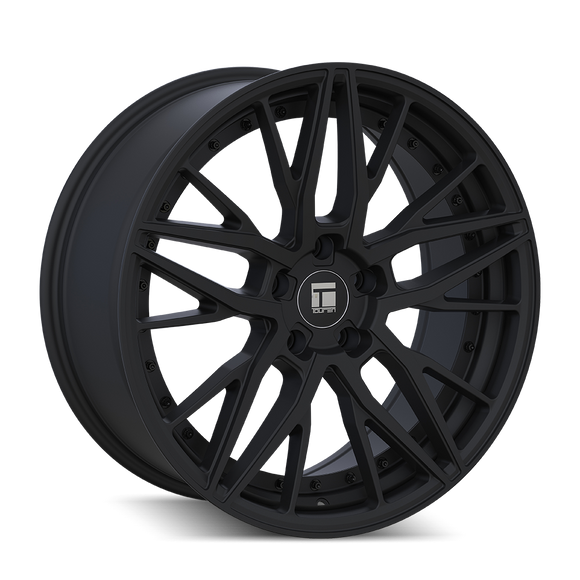 18x8 Touren TR93 Satin Black With Black Rivet 5x120 ET35 CB72.56 Wheel Rim