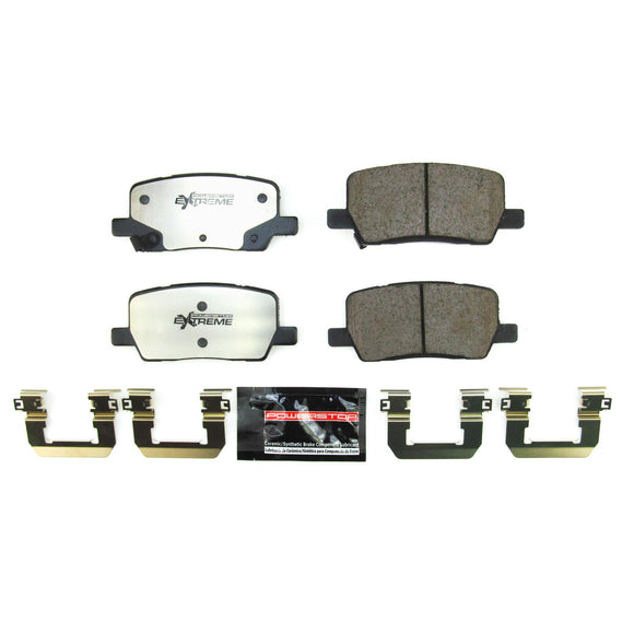 PowerStop Z26 Street Performance Carbon-Fiber Ceramic Brake Pads With Hardware