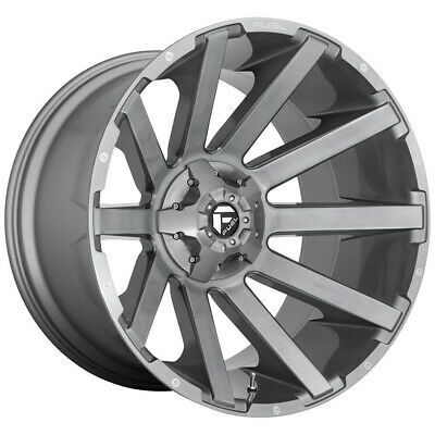 20x9 Fuel Off-Road D714 Contra Platinum Brushed Gunmetal 6x135 ET2 Wheel