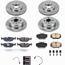 PowerStop OE Stock Replacement Low-Dust Ceramic Brake Pad and Rotor Kit