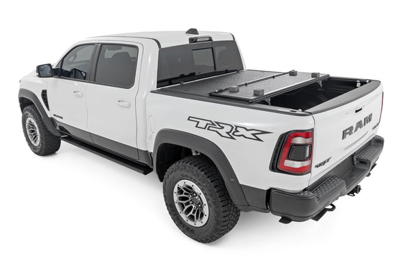Rough Country Hard Low Profile Bed Cover 6'4" Bed No Rambox For Ram 1500 19-25