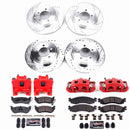 PowerStop Z23 Daily Driver Carbon-Fiber Ceramic Pads Drilled & Slotted Rotor & C