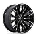 20x9 Fuel Off-Road D849 Rebar Black 6x135 ET1 CB87.1 Wheel Rim