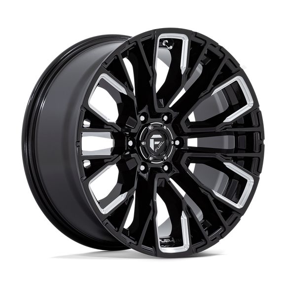 20x9 Fuel Off-Road D849 Rebar Black 6x135 ET1 CB87.1 Wheel Rim