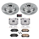 PowerStop OE Stock Replacement Low-Dust Ceramic Brake Pad, Rotor and Caliper Kit