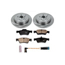 PowerStop OE Stock Replacement Low-Dust Ceramic Brake Pad and Rotor Kit