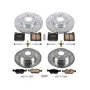 PowerStop Z23 Daily Driver Carbon-Fiber Ceramic Brake Pad and Drilled & Slotted
