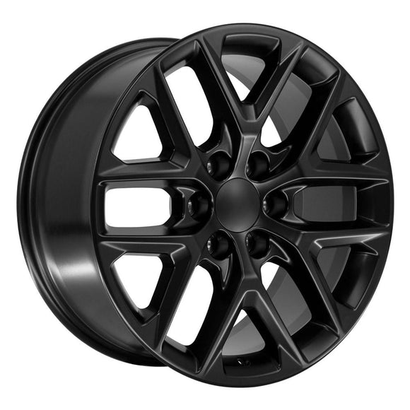 20" Replica CV62 fits Chevrolet Silverado 20 in. x 9 in. Gloss Black