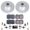 PowerStop Genuine Geomet Coated Rotor and Carbon-Fiber Ceramic Brake Pad Kit
