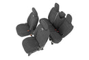 Rough Country Seat Covers Front and Rear w Armrest For Jeep Wrangler JL 18-23