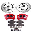 PowerStop Z23 Daily Driver Carbon-Fiber Ceramic Pads Drilled & Slotted Rotor & C