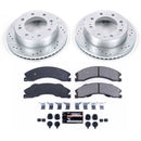 PowerStop Z23 Daily Driver Carbon-Fiber Ceramic Brake Pad and Drilled & Slotted