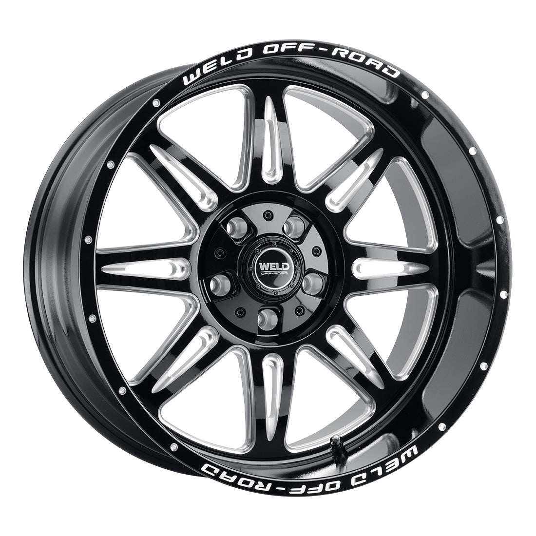 22x12 WELD Off-Road Cheyenne Black Mill 5x139.7 5x150 5x5.5 ET-44 Wheel