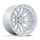 20x10 Fuel Off-Road FC890 Rail Gloss Silver W/ Machined Face 6x139.7 ET-18 Wheel