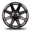 17x8.5 Mudder Trucker MT404 Deviant Black 5x114.3 5x4.5 5x127 5x5 18 Wheel
