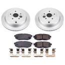 PowerStop Genuine Geomet Coated Rotor and Low-Dust Ceramic Brake Pad Kit