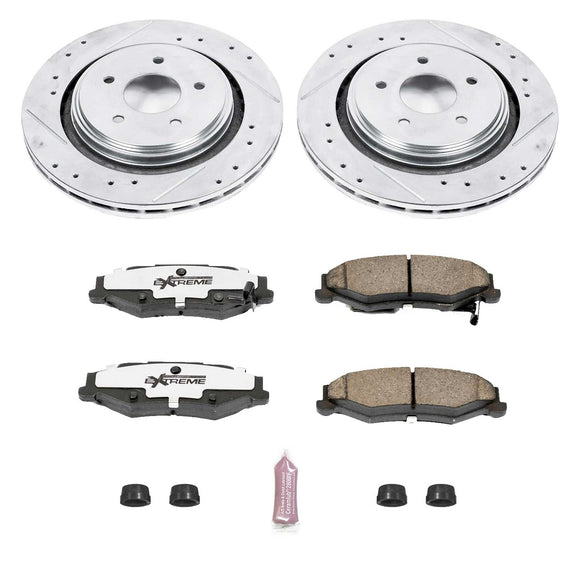 PowerStop Z26 Street Performance Ceramic Brake Pad and Drilled & Slotted Rotor K
