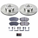 PowerStop OE Stock Replacement Low-Dust Ceramic Brake Pad and Rotor Kit