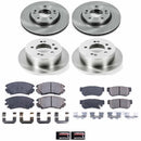 PowerStop OE Stock Replacement Low-Dust Ceramic Brake Pad and Rotor Kit