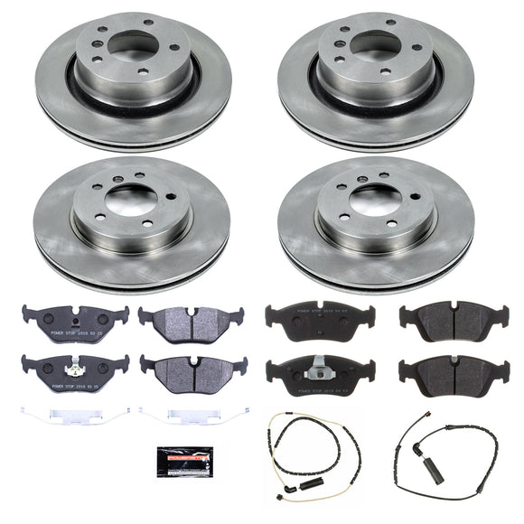 PowerStop Track Day Spec High-Performance Brake Pad and Rotor Kit