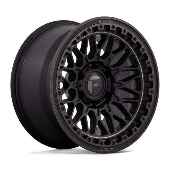 17x9 Fuel Off-Road D759 Trigger Matte Black Dark Tint 6x139.7 ET-12 Wheel