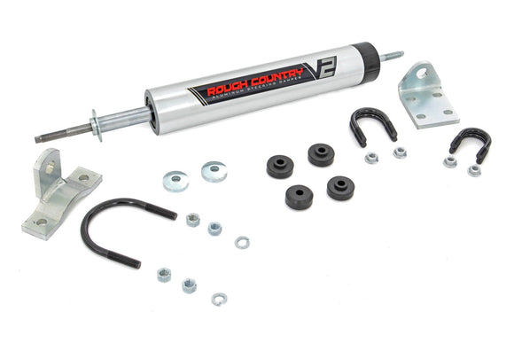 V2 Steering Stabilizer - Jeep CJ (59-86)/CJ 8 Scrambler (81-85) 4WD