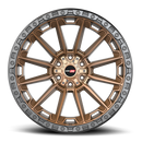 22x10 Vortek VRT-601 Spartan Matte Bronze 6x135 ET-12 CB106.1 Wheel