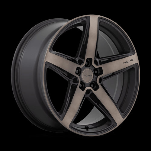 20X11 Niche 1PC M271 Teramo Black 5X114.3 5X4.5 ET45 Wheel Rim