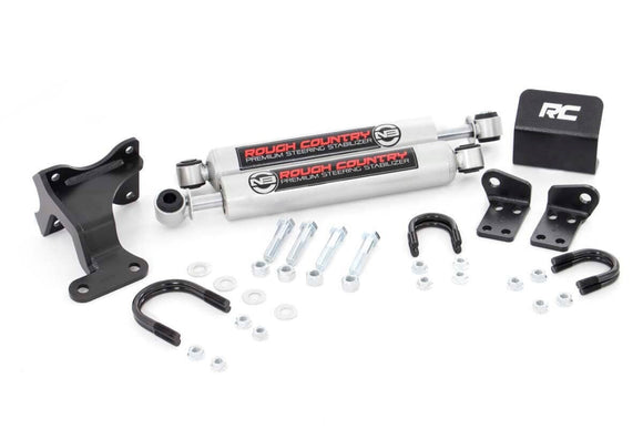 N3 Steering Stabilizer - Dual - 2-8 Inch Lift - Jeep Wrangler JK (07-18)