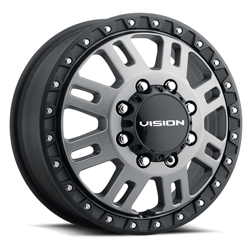16x6 Vision 408 Manx 2 Dually Satin Grey 8x170 ET115 Wheel Rim