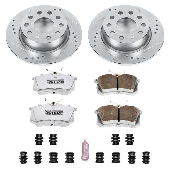 PowerStop Z26 Street Performance Ceramic Brake Pad and Drilled & Slotted Rotor K
