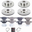 PowerStop OE Stock Replacement Low-Dust Ceramic Brake Pad and Rotor Kit