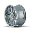17x7 Ridler 650 Chrome Wheel/Rim 5x114.3 5-114.3 17-7 ET