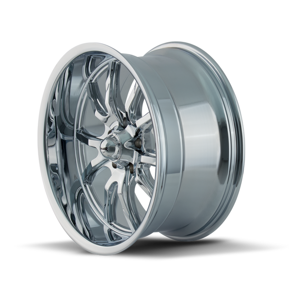 17x7 Ridler 650 Chrome Wheel/Rim 5x114.3 5-114.3 17-7 ET