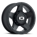15x6 Vision 390 Empire Satin Black 6x139.7 6x5.5 ET0 Wheel Rim