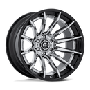 20x10 Fuel Off-Road FC403 Burn Chrome With Gloss Black Lip 6x139.7 ET-18 Wheel