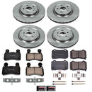 PowerStop OE Stock Replacement Low-Dust Ceramic Brake Pad and Rotor Kit