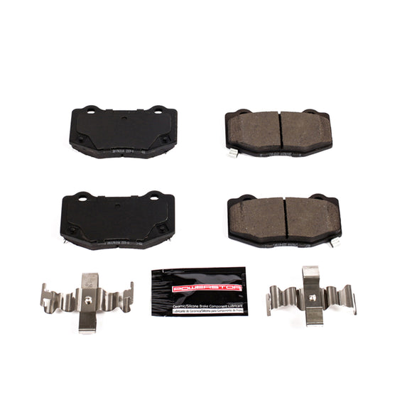 PowerStop Z23 Evolution Sport Carbon-Fiber Brake Pads With Hardware