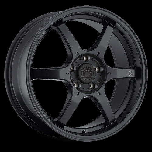 16x7 Konig Backbone Matte Black 4x100 ET40 Wheel Rim