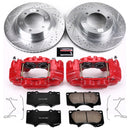 PowerStop Z23 Daily Driver Carbon-Fiber Ceramic Pads Drilled & Slotted Rotor & C
