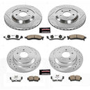 PowerStop Z26 Street Performance Ceramic Brake Pad and Drilled & Slotted Rotor K