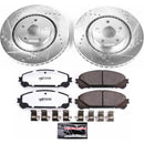 PowerStop Z36 Carbon-Fiber Ceramic Brake Pad with Drilled and Slotted Rotor Kit