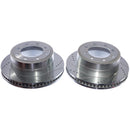PowerStop Evolution Drilled Slotted Rotors Pair Rear For Ford F-250 Super Duty